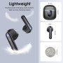 Ecouteurs Bluetooth sans Fil, Écouteurs Bluetooth 5.4 avec 4 ENC Réduction Antibruit Mic, 40H Casque Bluetooth HiFi Stéréo, Écra