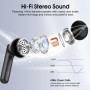 Ecouteurs Bluetooth sans Fil, Écouteurs Bluetooth 5.4 avec 4 ENC Réduction Antibruit Mic, 40H Casque Bluetooth HiFi Stéréo, Écra