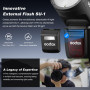 Godox V1PRO-C V1Pro C Tête Ronde Flash Appareil Photo Flash TTL Speedlite 2.4G sans Fil TTL Speedlight Strobe,76Ws HSS 1/8000s p