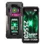 Ulefone Armor 33 Pro 25500mAh Telephone Portable Incassable 5G Double Écran, 32GB+512GB/2TB, 6,95" FHD+ 120Hz+3,4" Écran Seconda