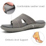 KuaiLu Claquette Femme Orthopédique Mode Legere Soutien Plantaire Sandales Reglables Confort Yoga Mat été Plage Piscine Douche M