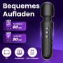 Gobeken Vibromasseur, femme clitoridien puissant 10 intensités Sex toýs femme 20 fréquences Gode vibro-masseur portable Vibroma