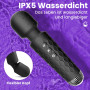 Gobeken Vibromasseur, femme clitoridien puissant 10 intensités Sex toýs femme 20 fréquences Gode vibro-masseur portable Vibroma