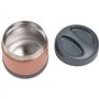 Thermo-portion - BEABA - 500 ml - Inox - Gris minéral / Terracotta