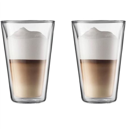 BODUM CANTEEN Set 2 verres double paroi 0.4 l Transparent