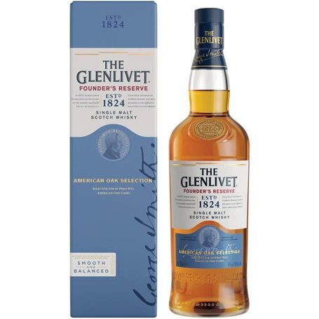 The Glenlivet - Founder's Reserve - Whisky Ecossais Single Malt - 40