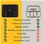 Friteuse sans huile CUISINART - Airfryer AFD10OBLE - Capacité 10,4L - Double cuves - Noir - 2400W