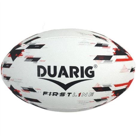 Ballon de rugby - Firstline - DUARIG - Noir et rouge - T5