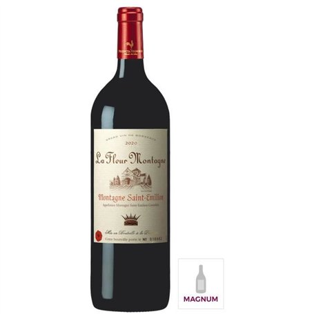Magnum Fleur de Puisseguin 2020 Montagne Saint-Emilion - Vin rouge de Bordeaux