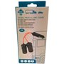 Double prise allume-cigare 12/24V - HTC EQUIPEMENT - Avec led 10A et Cable rouge 20cm