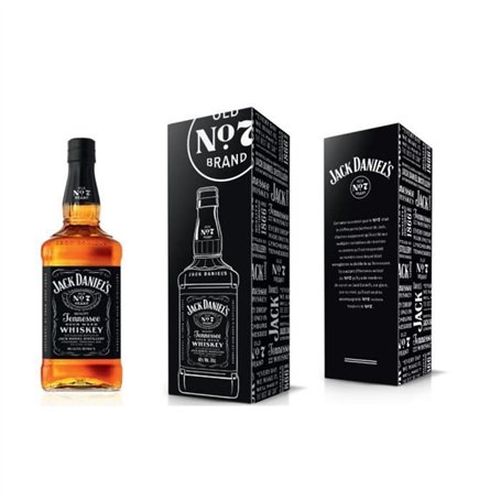 Jack Daniel's Old N°7 + Etui métal Equity - Whisky - 70 cl - 40