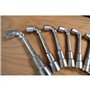 Clés a pipe - KS TOOLS - 517.0442 - Boite de 12 clés a pipe débouchées métriques - 6 pans - De 7 a 24 mm