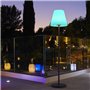 Lampadaire sans fil - LUMISKY - STANDY - H150 cm - Pied metal - LED multicolore dimmable
