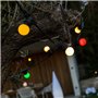 Guirlande lumineuse solaire - LUMISKY - PARTY GUINGUETTE SOLAR - 5.70 m - 8 modes - 10 globes multicolore LED