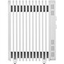 Radiateur électrique bain d'huile - SENCOR - SOH 3413WH - 2500 W - 2 boutons - Blanc