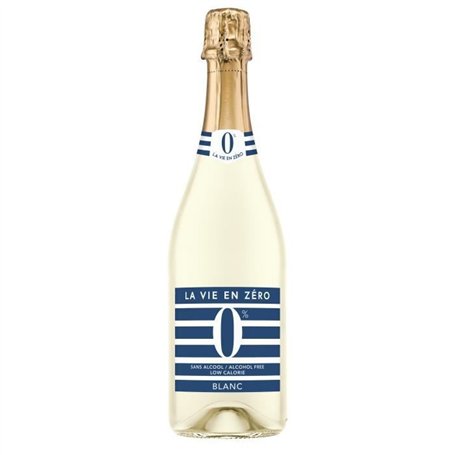 La vie en zéro - Boisson a base de vin sans alcool - Blanc