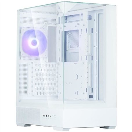 Boitier sans alimentation - ZALMAN P40 Prism Plus - Moyen tour - Format ATX - Blanc
