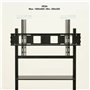 Support de TV TooQ FS20105M-B 60" 105" 120 kg