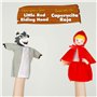 Marionnette en peluche Colorbaby Chaperon Rouge