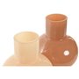 Vase Home ESPRIT Crème Terre cuite Verre 15 x 15 x 24 cm (2 Unités)