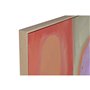 Cadre Home ESPRIT Orange Mauve Moderne Urbaine 100 x 4 x 140 cm (2 Unités)