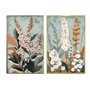 Cadre Home ESPRIT Vert Fleurs Shabby Chic 80 x 3