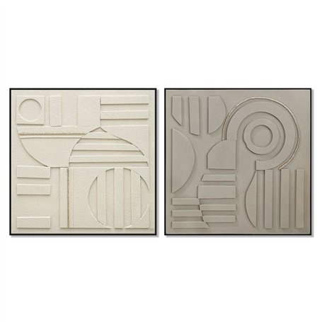 Cadre Home ESPRIT Marron Beige Moderne Urbaine 102 x 4