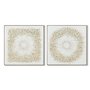 Cadre Home ESPRIT Blanc Cercles 102 x 4