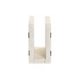 Porte-serviettes Home ESPRIT Blanc Naturel Bois d'acacia 12,7 X 7 X 12,7 CM