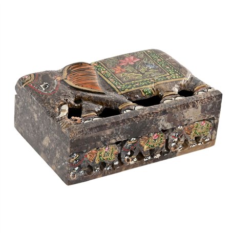 Boîte à bijoux Home ESPRIT Marron Multicouleur 15 X 10 X 5