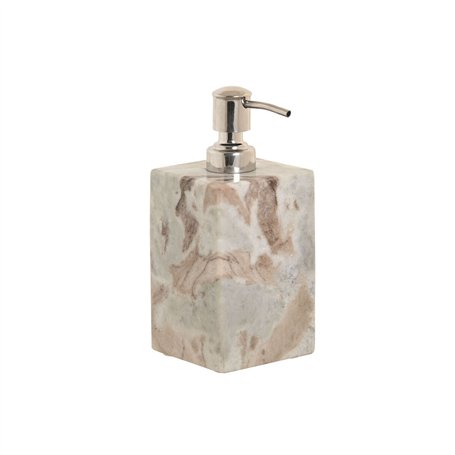 Distributeur de Savon Home ESPRIT Blanc Marron Marbre Moderne 7