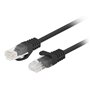 Câble Réseau Rigide UTP 6ème Catégorie Lanberg PCU6-20CC-0025-BK Noir 25 cm U/UTP (UTP)
