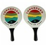 Raquettes de Plage avec Balle Longboard Multicouleur (2 Unités)