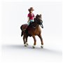 Playset Schleich Horse Club 42711 Hannah & Cayenne
