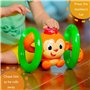 Jouet musical Bright Starts Little Roll & Glow Monkey