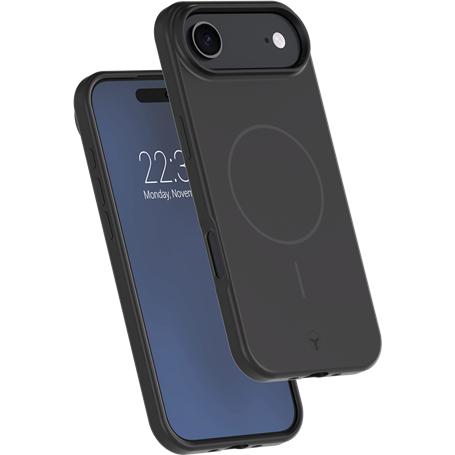 Coque renforcée MagSafe iPhone Air SILICONE 2m Noire + Garantie à vie Force Case