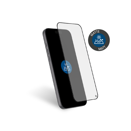 Protège écran iPhone 17 Pro Max Mat Anti-reflet 2.5D Verre trempé + Garantie à vie - Certifié GRS Force Glass