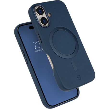 Coque renforcée MagSafe iPhone 17 PLATINIUM 2m Bleu marine + Garantie à vie Force Case