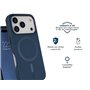 Coque renforcée MagSafe iPhone 17 Pro PLATINIUM 2m Bleu marine + Garantie à vie Force Case
