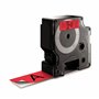 Dymo Ruban D1 24 mm x 7 m Noir/Rouge