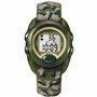 Timex Montre Digitale Enfants 34mm Boîtier Vert Bracelet en Tissu élastique Vert T71912