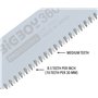 Silky Folding Landscaping Hand Saw BIGBOY 360 Medium Teeth 350-36 (japan import)
