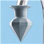 Couvercle Papstar 14809 pour les tasses à passer au papier de 8 cm de diamètre. Lot de 100 en polystyrène Blanc