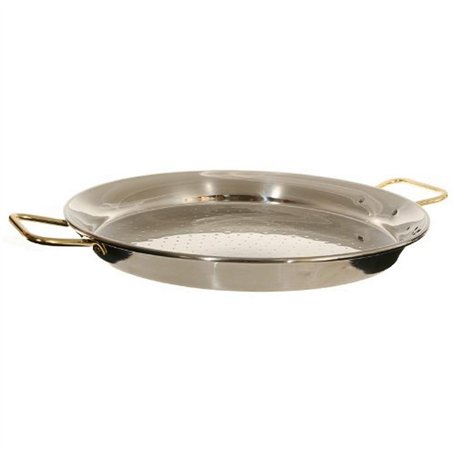 Garcima – Poêle à Paella Valen. INOX. L'Idéal 46 cm