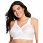 Glamorise Femme Magiclift Grand #1000 Soutien gorge de maintien sans armature, Blanc, 130E EU