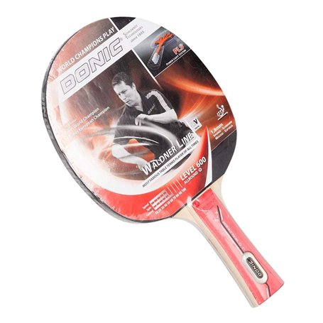 Donic Schildkröt Waldner 600 Raquette pour tennis de table avec DVD d'apprentissage (import) noir/ rouge