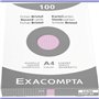 Exacompta - Réf. 13236E - Étui de 100 fiches bristol quadrillées 5x5 non perforées - format 210 x 297 mm - compatibles avec impr
