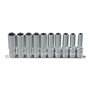 KS Tools 918.0610 Jeu de douilles 6 pans 1/4'' CHROMEplus 10 pièces