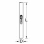 KS Tools 515.1384 Goupille pour douille à choc de 17 à 49 mm