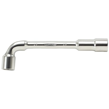 KS Tools - 517.0410 - Clé à pipe débouchée - 10 mm - 6 pans - Finition chromée - Chrome Vanadium
